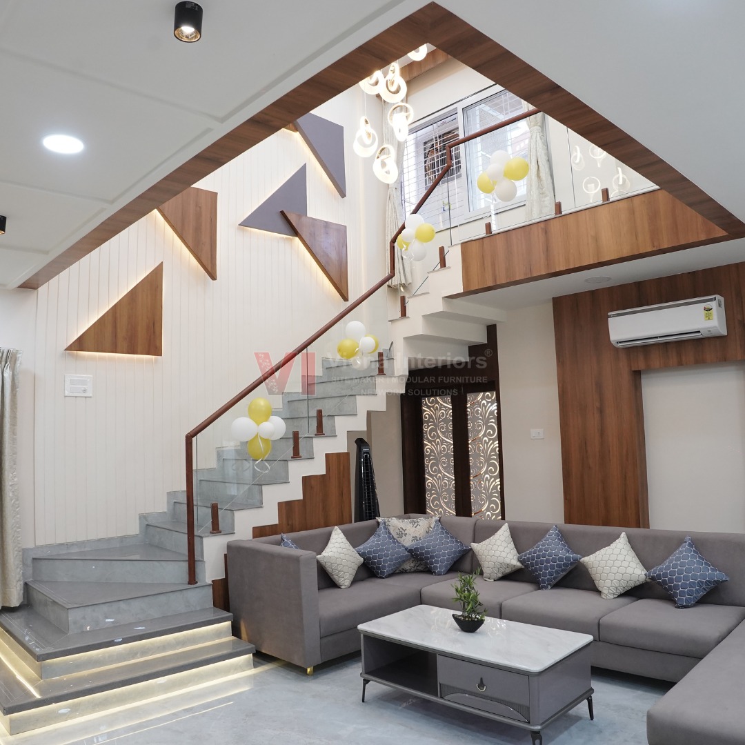 Luxury bedroom interior at Shashvat Vakratunda by Viona Interiors